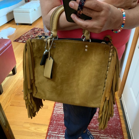 Coach Handbags - Coach Rogue 1941 Suede